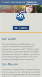 Mobile Screenshot of libertyadulted.org